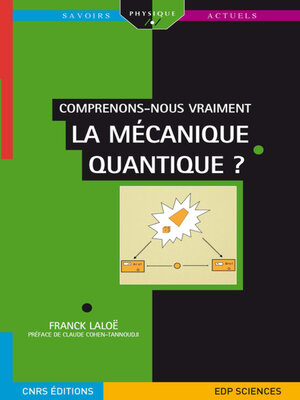cover image of Comprenons-nous vraiment la mécanique quantique ?
